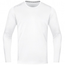 JAKO Sport Long Sleeve Shirt Run 2.0 (100% Polyester, breathable) white Boys